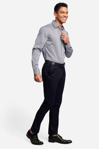 BROOKSFIELD | Retro Slim Fit Business Shirt - Peter Shearer Menswear - [variant_option1] - [variant_option2] - [variant_option3]