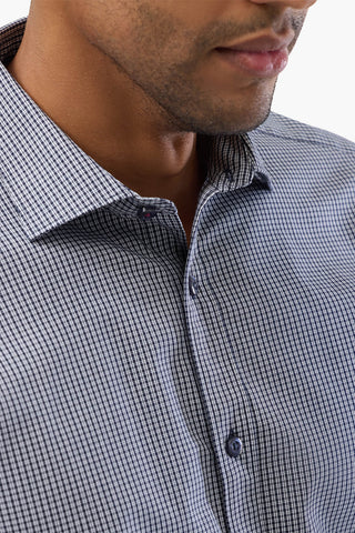 Brooksfield | Check Reg Fit Business Shirt