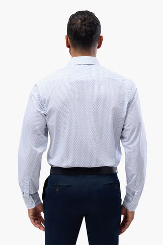 Brooksfield | Geometric Print Regular Fit Business Shirt