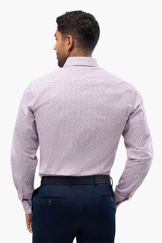 Brooksfield | Abstract Print Regular Fit Business Shirt