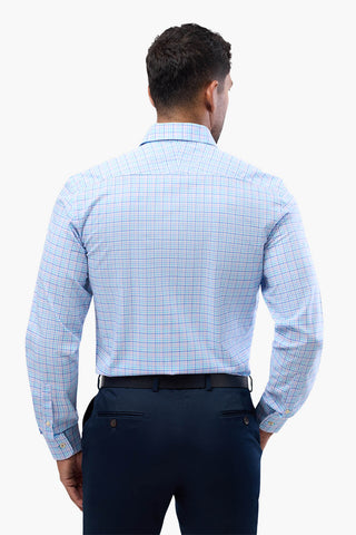 Brooksfield | Multi Coloured Check Slim Fit Business Shirt