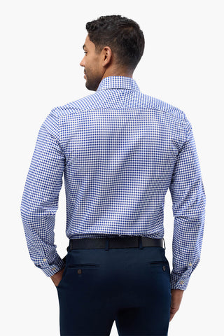 Brooksfield | Oxford Gingham Slim Fit Business Shirt