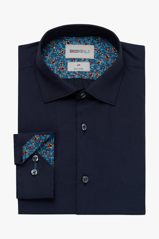 Brooksfield | Easy Care Business Shirt - Peter Shearer Menswear - [variant_option1] - [variant_option2] - [variant_option3]