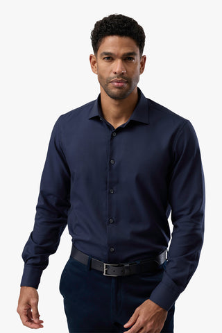 Brooksfield | Easy Care Business Shirt - Peter Shearer Menswear - [variant_option1] - [variant_option2] - [variant_option3]