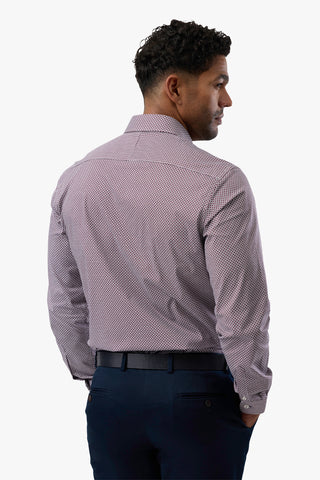 Brooksfield | Stretch Performance Business Shirt - Regular Fit - Peter Shearer Menswear - [variant_option1] - [variant_option2] - [variant_option3]