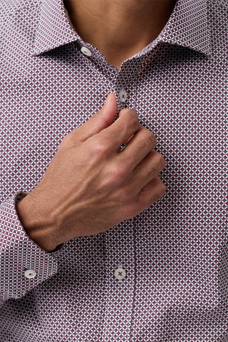 Brooksfield | Stretch Performance Business Shirt - Regular Fit - Peter Shearer Menswear - [variant_option1] - [variant_option2] - [variant_option3]