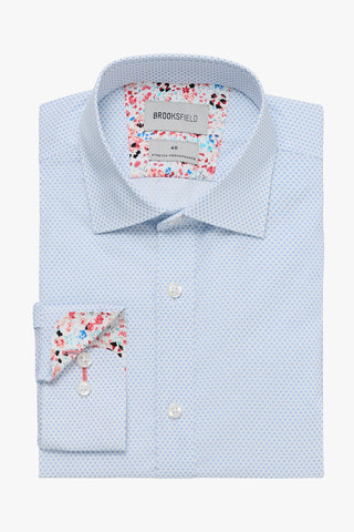 Brooksfield | Stretch Performance Business Shirt - Regular Fit - Peter Shearer Menswear - [variant_option1] - [variant_option2] - [variant_option3]