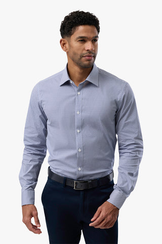 Brooksfield | Stretch Performance Business Shirt - Regular Fit - Peter Shearer Menswear - [variant_option1] - [variant_option2] - [variant_option3]