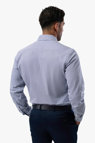 Brooksfield | Stretch Performance Business Shirt - Regular Fit - Peter Shearer Menswear - [variant_option1] - [variant_option2] - [variant_option3]