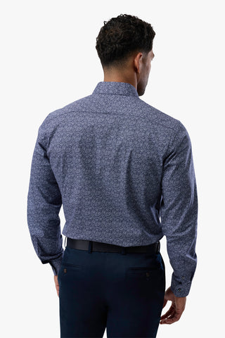 Brooksfield | Stretch Performance Business Shirt - Regular Fit - Peter Shearer Menswear - [variant_option1] - [variant_option2] - [variant_option3]