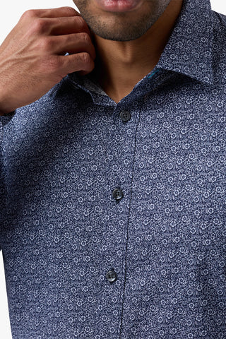 Brooksfield | Stretch Performance Business Shirt - Regular Fit - Peter Shearer Menswear - [variant_option1] - [variant_option2] - [variant_option3]