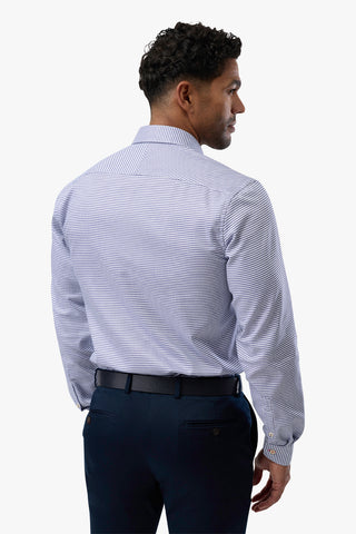 Brooksfield | Slim Fit Luxe Woven Shirt - Peter Shearer Menswear - [variant_option1] - [variant_option2] - [variant_option3]
