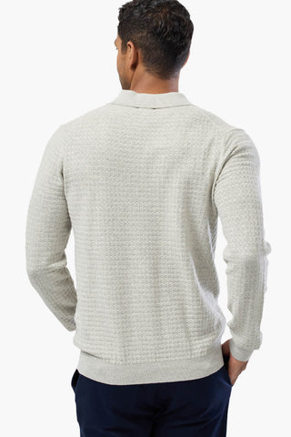 Brooksfield | Long Sleeve Knit Polo