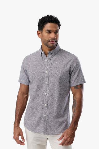 Brooksfield | Short Sleeve Shirt - Peter Shearer Menswear - [variant_option1] - [variant_option2] - [variant_option3]