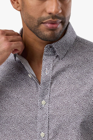 Brooksfield | Short Sleeve Shirt - Peter Shearer Menswear - [variant_option1] - [variant_option2] - [variant_option3]