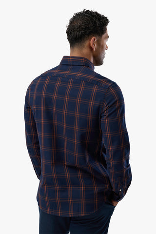 Brooksfield | Brushed Cotton Shirt - Peter Shearer Menswear - [variant_option1] - [variant_option2] - [variant_option3]