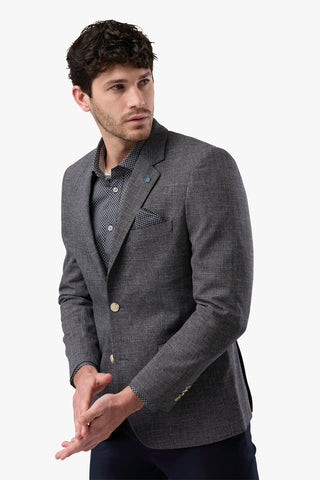 Brooksfield | Sportscoat 2 Button Textured Plain - Peter Shearer Menswear - [variant_option1] - [variant_option2] - [variant_option3]