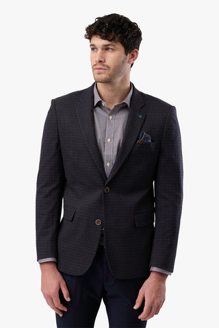 Brooksfield | Sportscoat 2 Button Tonal Winter Check - Peter Shearer Menswear - [variant_option1] - [variant_option2] - [variant_option3]