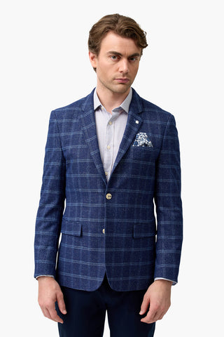 Brooksfield | Yarn Dyed Check Blazer