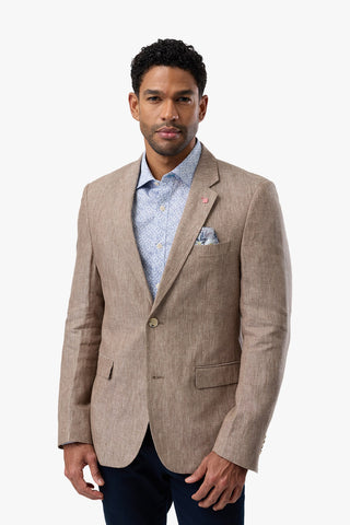 Brooksfield | Fully Lined Linen Blazer