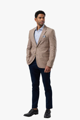 Brooksfield | Fully Lined Linen Blazer