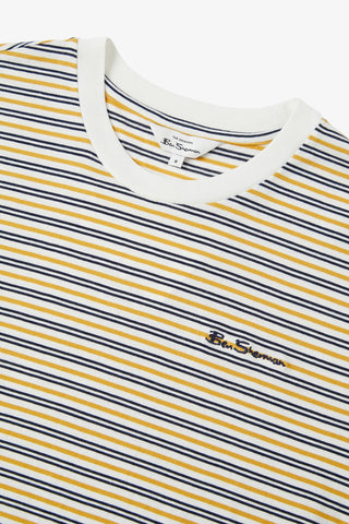 Ben Sherman | Stripe Tee - Peter Shearer Menswear - [variant_option1] - [variant_option2] - [variant_option3]