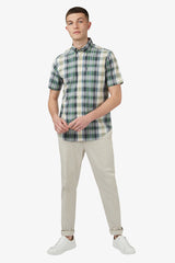 Ben Sherman | Irregular Check S/S Casual Shirt - Peter Shearer Menswear - [variant_option1] - [variant_option2] - [variant_option3]