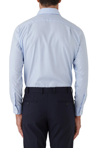 Ganton | Benjamin Luxe Twill Tailored B/Shirt - Peter Shearer Menswear - [variant_option1] - [variant_option2] - [variant_option3]