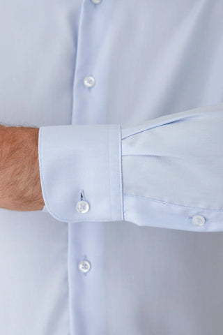 Ganton | Benjamin Luxe Twill Tailored B/Shirt - Peter Shearer Menswear - [variant_option1] - [variant_option2] - [variant_option3]