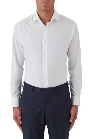Ganton | Benjamin Luxe Twill Tailored B/Shirt