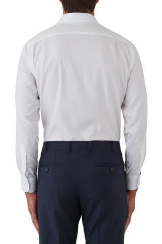 Ganton | Benjamin Luxe Twill Tailored B/Shirt - Peter Shearer Menswear - [variant_option1] - [variant_option2] - [variant_option3]