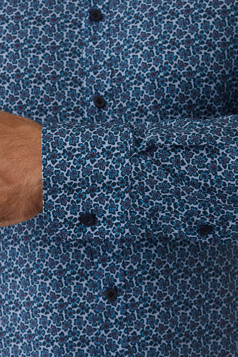 UBERSTONE | Kemba Disco Floral Casual Shirt