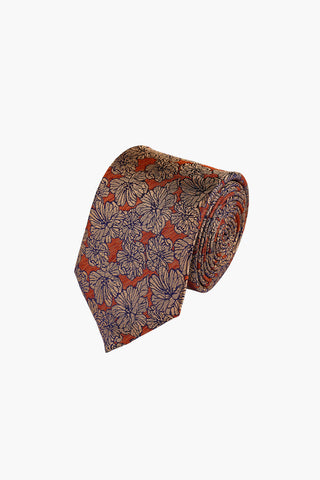 James Harper | Peony Floral Tie - Peter Shearer Menswear - [variant_option1] - [variant_option2] - [variant_option3]