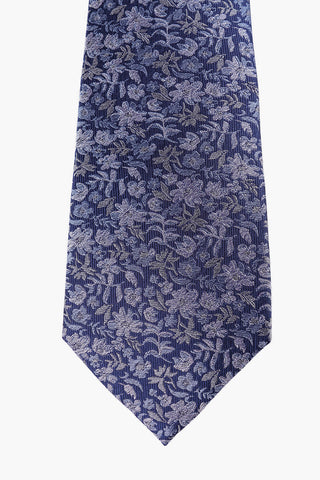 James Harper | Leafy Floral Tie - Peter Shearer Menswear - [variant_option1] - [variant_option2] - [variant_option3]