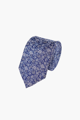 James Harper | Leafy Floral Tie - Peter Shearer Menswear - [variant_option1] - [variant_option2] - [variant_option3]