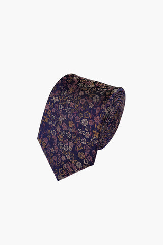 James Harper | Garden Floral Tie - Peter Shearer Menswear - [variant_option1] - [variant_option2] - [variant_option3]