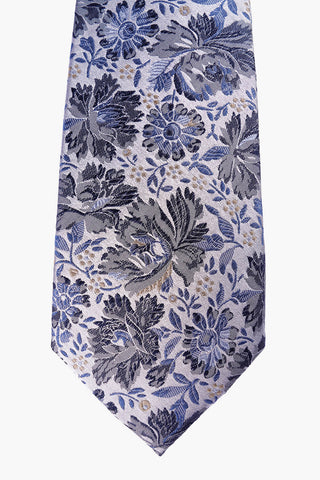James Harper | Brush Floral Tie - Peter Shearer Menswear - [variant_option1] - [variant_option2] - [variant_option3]