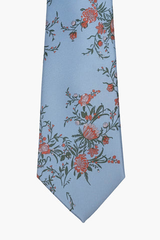 James Harper | Twisted Floral Tie - Peter Shearer Menswear - [variant_option1] - [variant_option2] - [variant_option3]