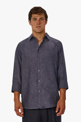 INDUSTRIE | The St Martins L/S Shirt - Peter Shearer Menswear - [variant_option1] - [variant_option2] - [variant_option3]