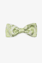 Alvajee | Paisley Silk Bow Tie - Peter Shearer Menswear - [variant_option1] - [variant_option2] - [variant_option3]