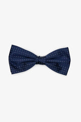 Alvajee | Fine Pin Dot Silk Bow Tie - Peter Shearer Menswear - [variant_option1] - [variant_option2] - [variant_option3]