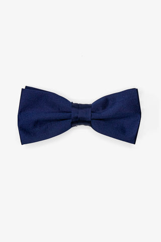 Alvajee | Plain Silk Bow Tie - Peter Shearer Menswear - [variant_option1] - [variant_option2] - [variant_option3]