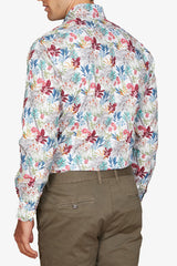 Simon Carter | Botanical Foliage Digital Print Casual Shirt - Peter Shearer Menswear - [variant_option1] - [variant_option2] - [variant_option3]