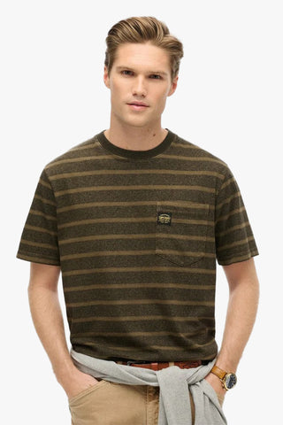 Superdry | Textured Stripe Pocket T-shirt