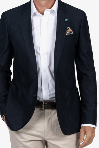 UBERSTONE | Zeller Print Check Sports Jacket - Peter Shearer Menswear - [variant_option1] - [variant_option2] - [variant_option3]
