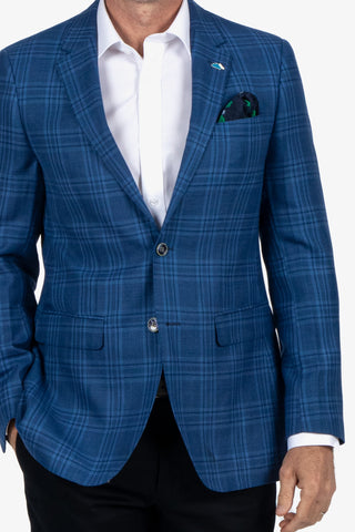 Savile Row | Asher Check Sportscoat - Peter Shearer Menswear - [variant_option1] - [variant_option2] - [variant_option3]