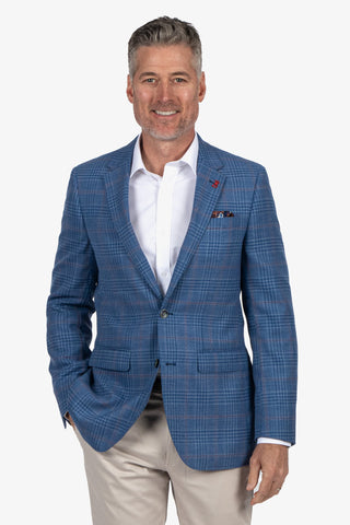 Savile Row | Check Sportscoat - Peter Shearer Menswear - [variant_option1] - [variant_option2] - [variant_option3]