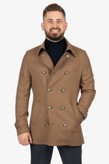Daniel Hechter  | Gatherer Overcoat - Peter Shearer Menswear - [variant_option1] - [variant_option2] - [variant_option3]