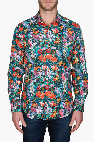 SIMON CARTER | Wild bloom Digital Print Shirt