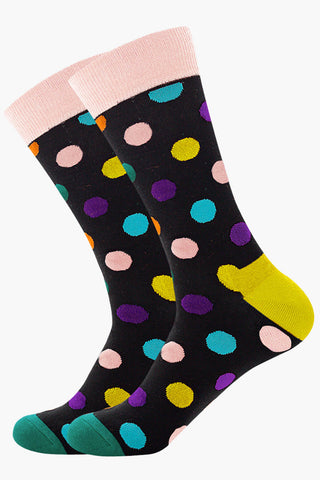 Headfirst | Black Polka Dot Socks